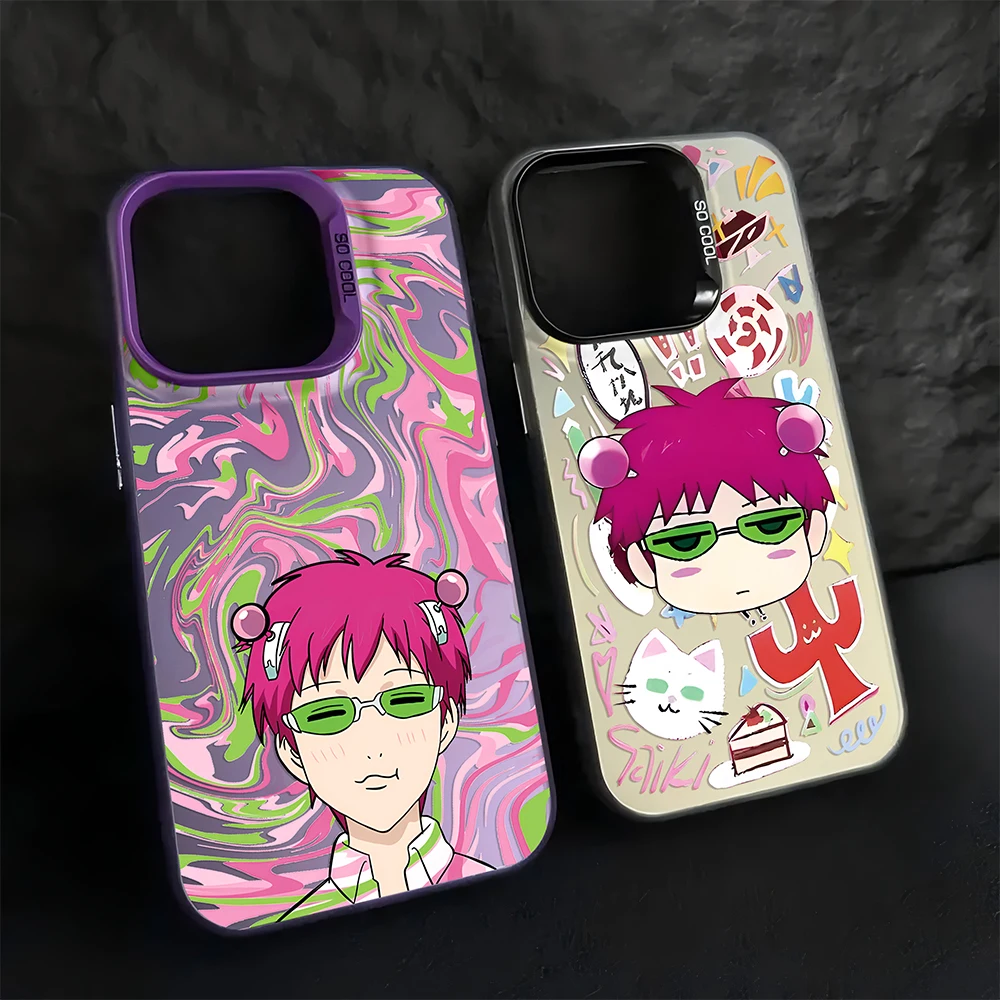 Saiki Kusuo Anime Anti-Fall Matte Phone Case