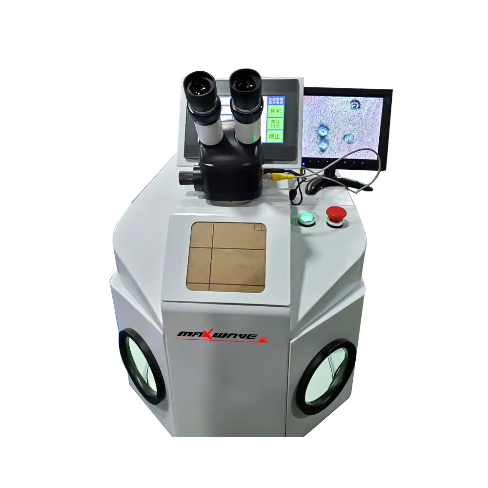 

2023 New YAG Water Cooled 200W CCD Desktop Portable Small Mini Laser Jewelry Welding Machine Gold Silver Metal