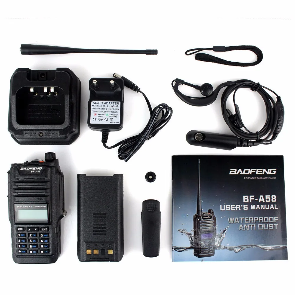 Baofeng BF-A58 IP67 Waterproof Two Way Radio VHF/UHF Dual Band