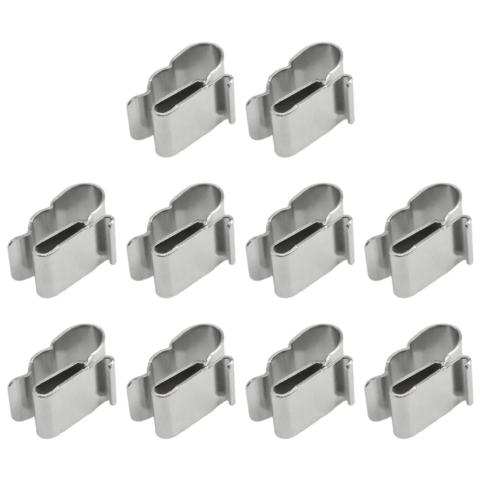 Stainless Steel Wire Clips Cable Trailer Solar Panel Wire Clamps Clip Metal Clamp Pv Wiring Management Harness Rope cable organizer,cable protector,cable clip,cable clamp