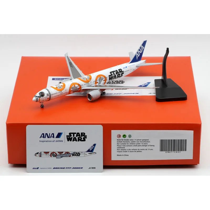 

EW4773005 Alloy Collectible Plane Gift JC Wings 1:400 ANA "StarAlliance" Boeing B777-300ER Diecast Aircraft Jet Model JA789A