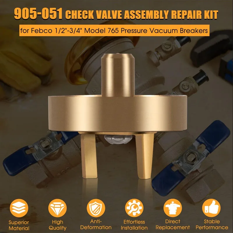 905-051 Check Valve Assembly Repair Kit Fit For Febco 765 1/2" & 3/4" Check Valve of Model 765/905051/765CBV/765DBV