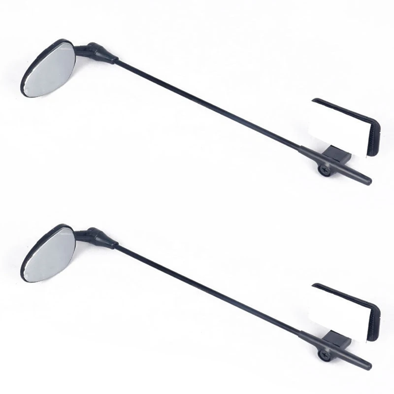 2Pcs Bike Helmet Mirror, 360 Degree Adjustable Bicycle Rear View Mirror