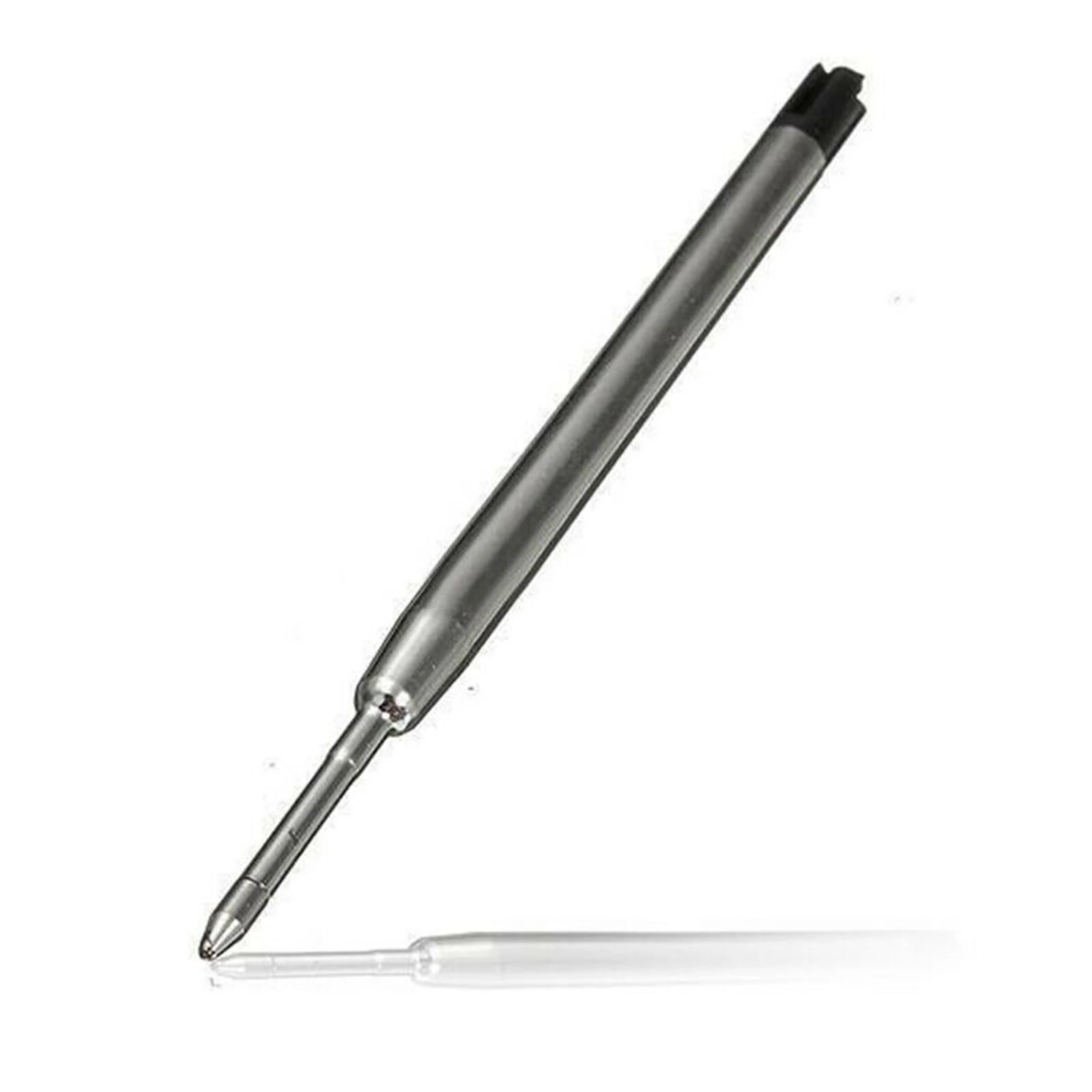 10pcs Black Ballpoint Pen Ink Refills Fine Point Medium For Parker Style Replace