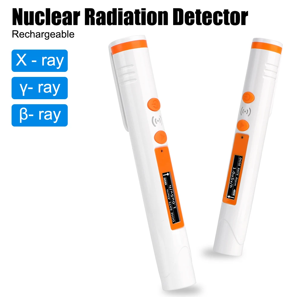 

Portable Safety Alarm Geiger Counter HFS-P3 Dosimeter X Beta Gamma Ray Detection Nuclear Radiation Detector