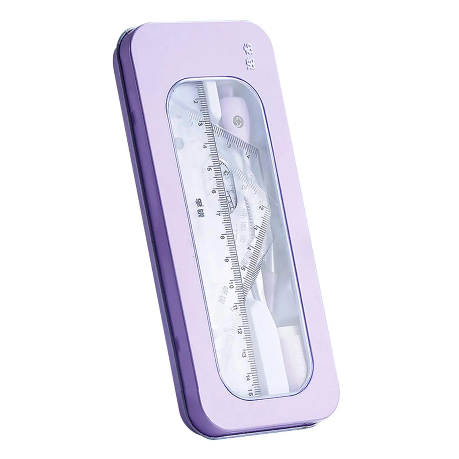 Math Geometry Set with Storage Case Portable for Adults Engineering Drawings