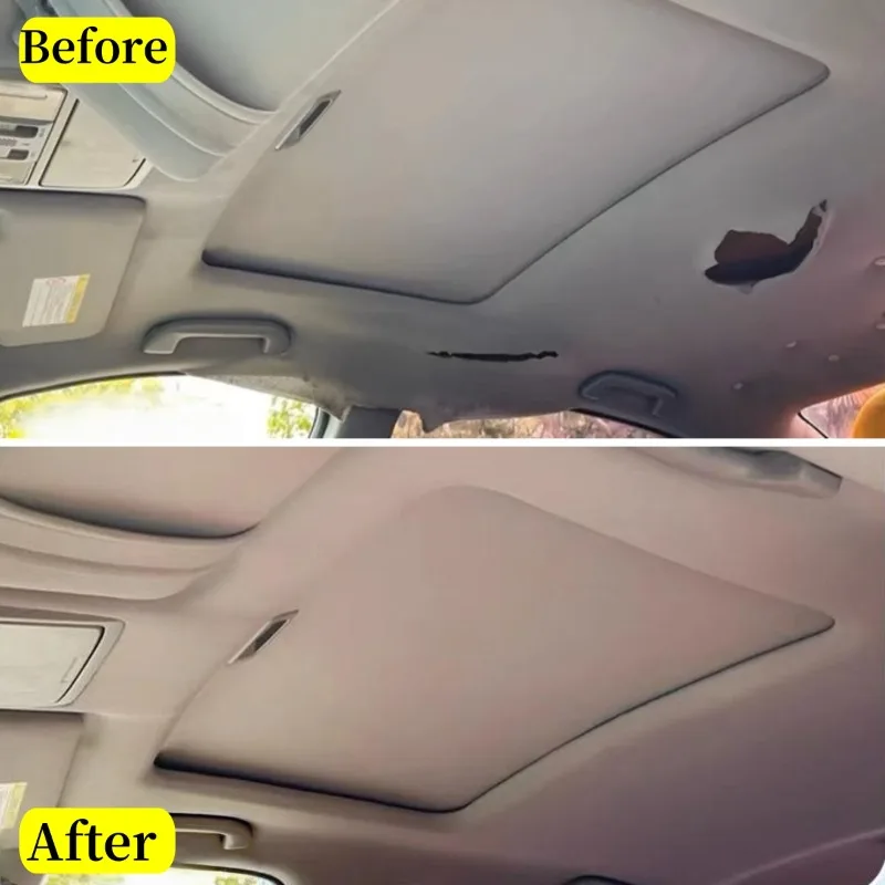 200&times;150CM Car Roof Cloth with Sponge Lining Car Mesh Fabric Non-Adhesive for Interior Material DIY Headliner Decoration