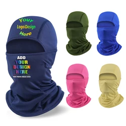 Custom Masks Design Your Own Face Mask Motorcycle Balaclava Moto Face Mask Windproof Skiing Head Masks Cycling Biker Hood Cap