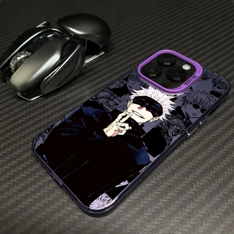 Jujutsu Kaisen Sukuna Gojo Satoru Anime Protective Phone Case - Anti-Fall Cover