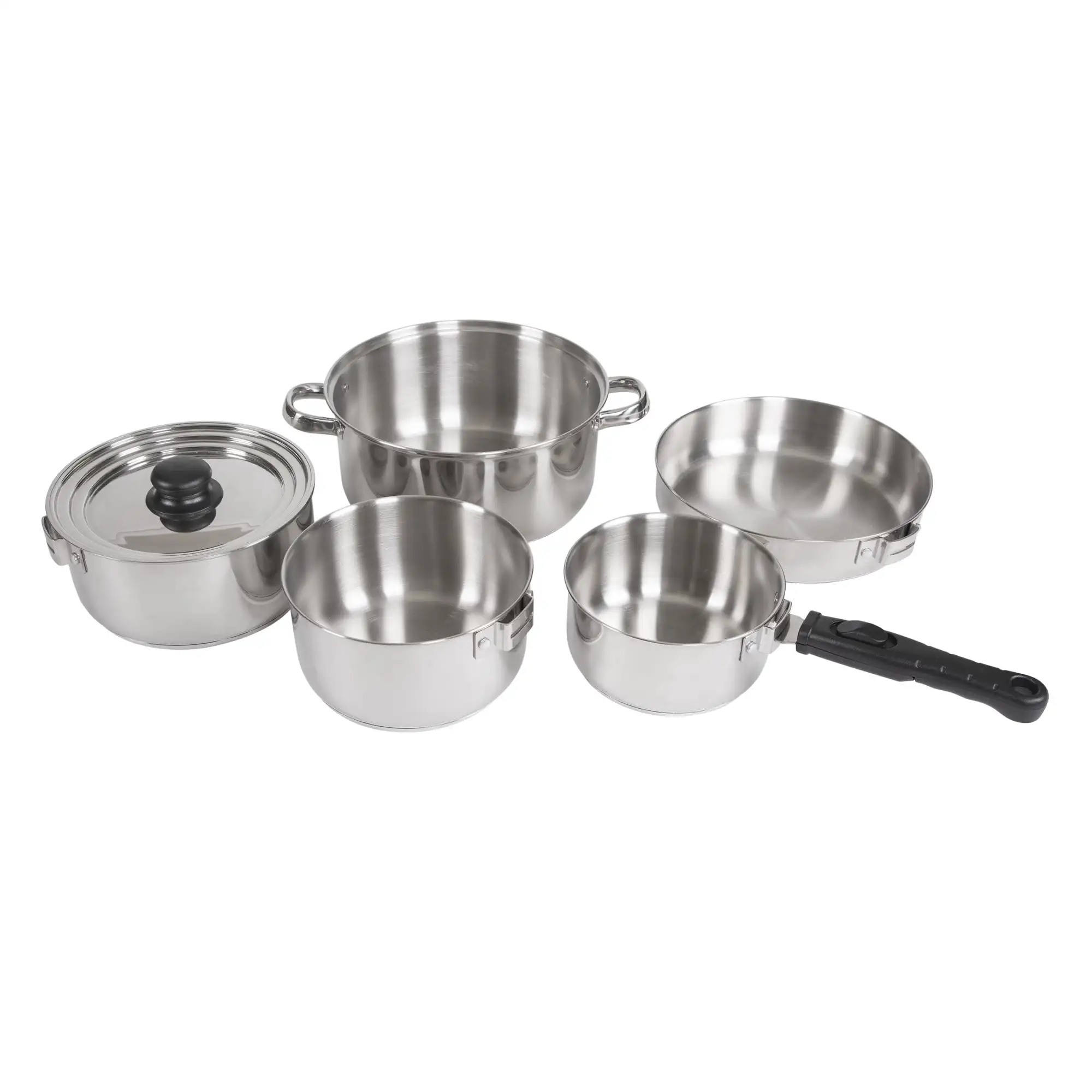 

Heavy Duty - Stainless Steel Clad Cook Set