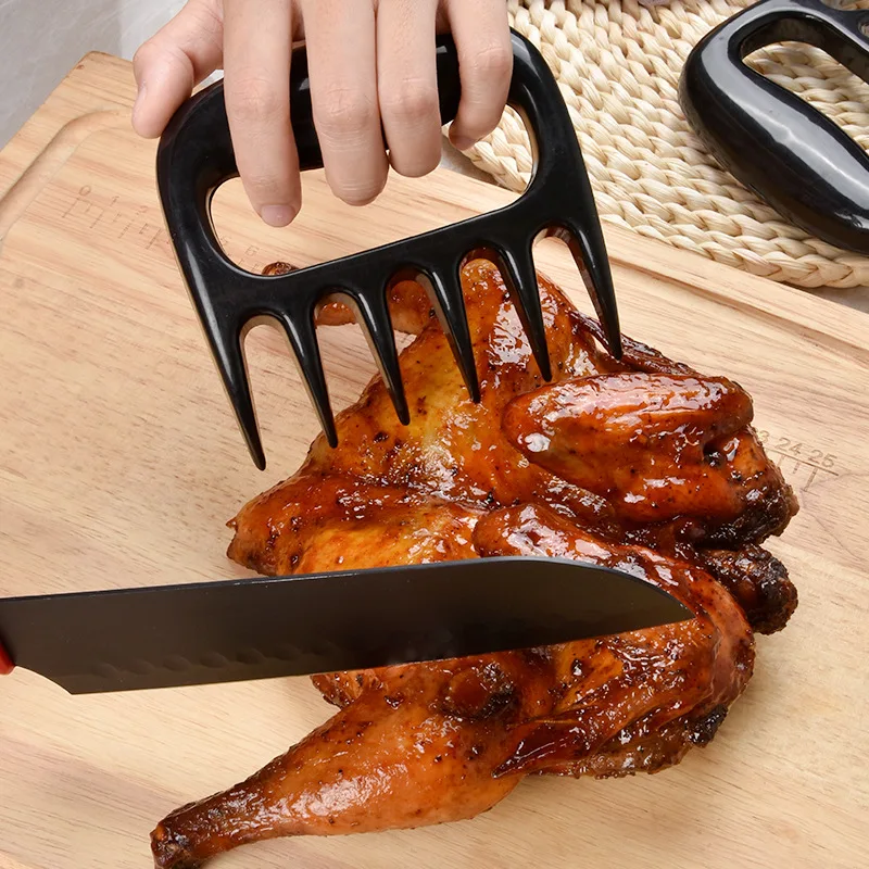 BBQ Meat Shredder Claws Handle Shred Cut Meats Splitter Essential for BBQ Pork Ultra Sharp Blades Separator Heat Resistant