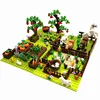 MOC Farm Animals Trees Plants Building Blocks for Kids Compatible Classic Bricks Juguetes Bloques Base Plate Toys for Children 2