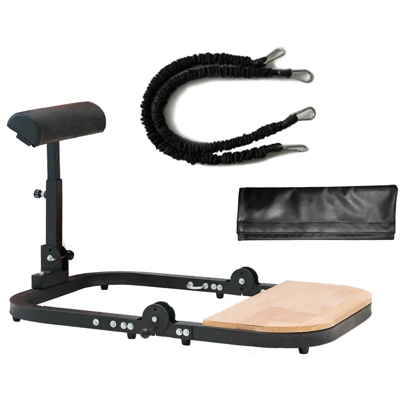 

Exercise Hip Trainer Adjustable Height Comfort Hip Up Includes 2 Resistance Bands Up to 180lbs