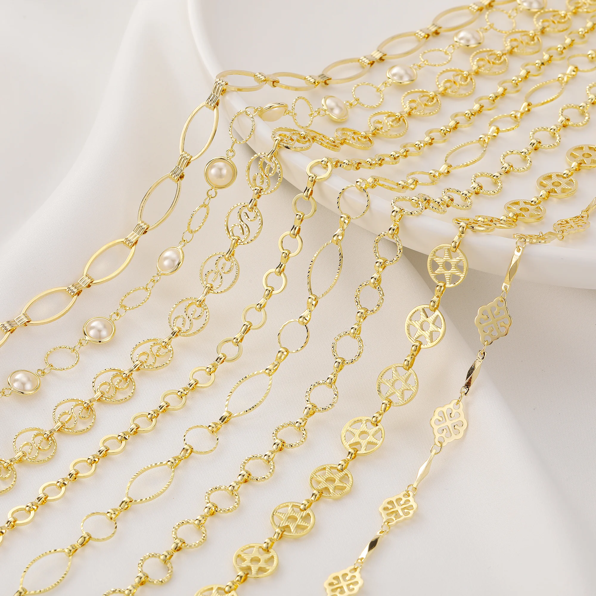 14k Gold Chain Jewelry Making Gold Plated Chains Handmade Jewelry