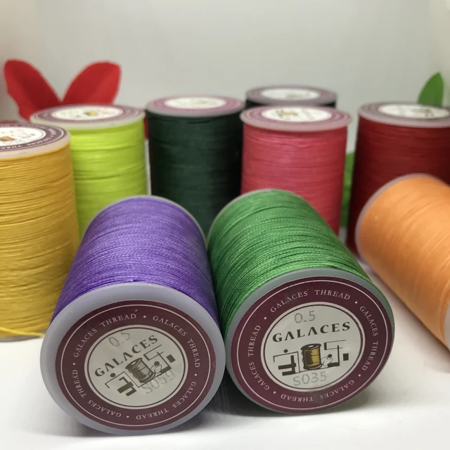 Waxed Linen Thread Bookbinding  Thread Sewing Leather Hand - 0.8mm Wax  Thread Sewing - Aliexpress