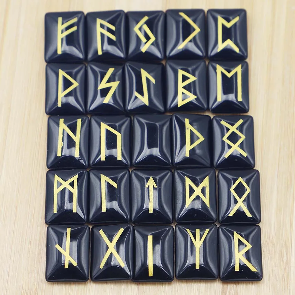 New Natural Rune Stone Agate White Crystals Divination Meditation Alphabet Sandblasted Lettering Carnelian Gift Collection 25Pcs