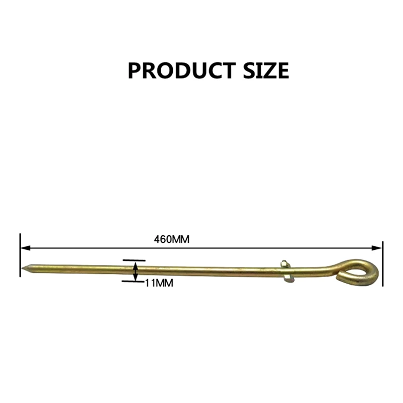 Top Deals Ground Rod, Ground Rod, Industrial Grade Steel Galvanized Copper Bonded Ground Rod, Excellent Tool -18 inch