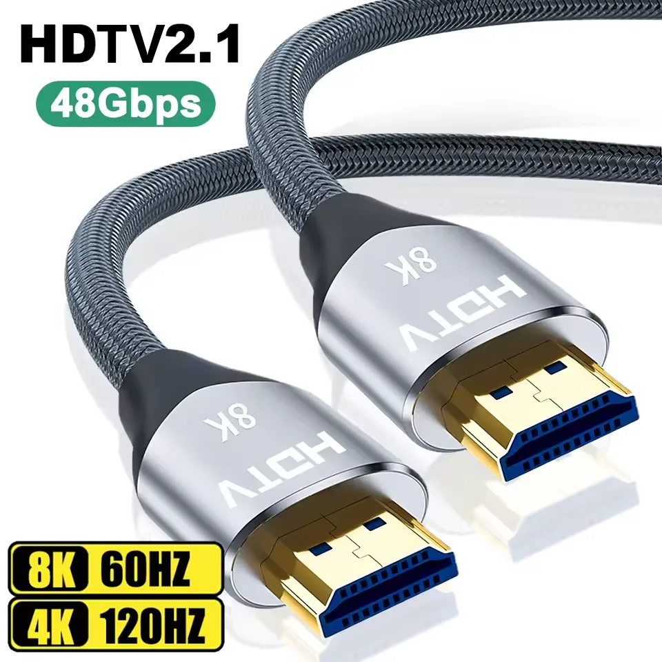 Ultra High-Speed 8K HDMI 2.1 Cable with HDR & eARC Support