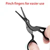 Professional Manicure Tool Stainless Steel Nose Hair Trimming Scissors Safety Blunt Scissor Round Tip Small Nose Hair Scissor 3