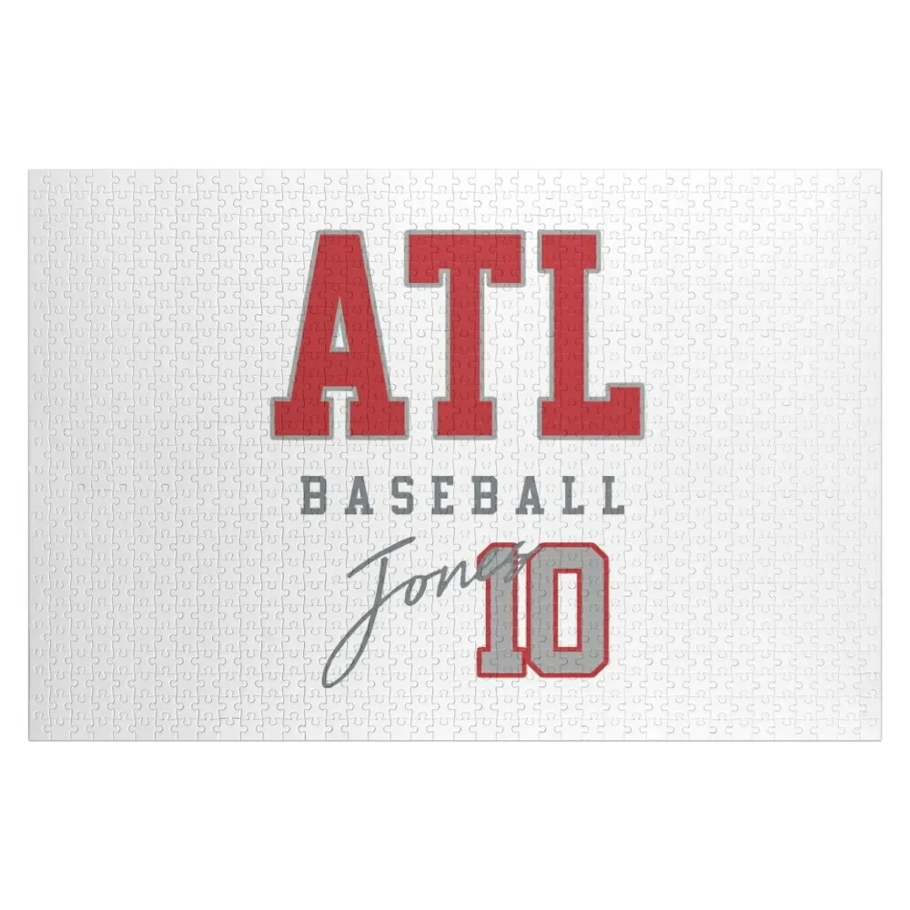 

Chipper Jones, Atlanta Baseball Legends 2 Jigsaw Puzzle Picture With Personalized Photo Puzzle