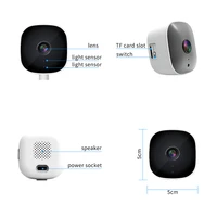 Caméra de surveillance sans fil Wi-Fi à fixation sur fenêtre, surveillance à distance par téléphone portable, vision nocturne HD 3 millions/4K, carte réseau 6
