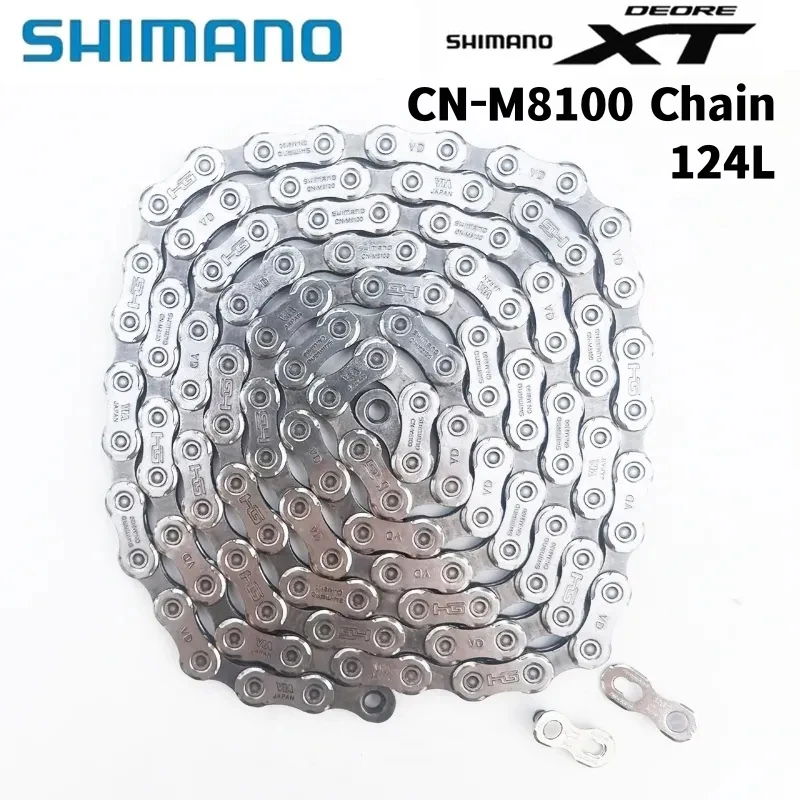 SHIMANO DEORE SLX XT 12-Speed CN-M6100 M7100 M8100 Bicycle Chain Road Mountain Bike 116L 120L 124L 126L Bike Chain Original Part bicycle chain,bicycle chains