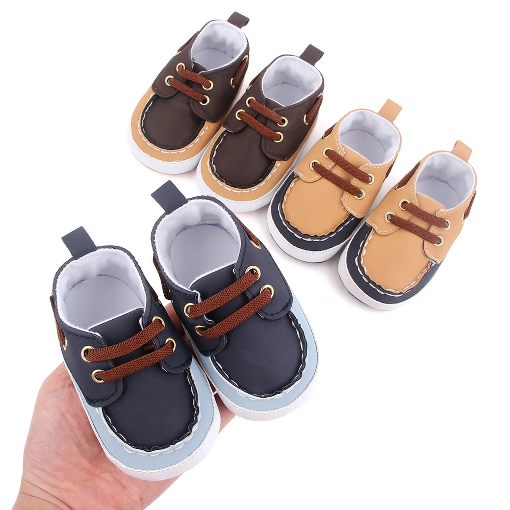 

Baby Shoes Boy Sneakers Infant Toddler Casual Comfor Cotton Soft Sole Anti-slip PU First Walkers Crawl Crib Moccasins Shoes