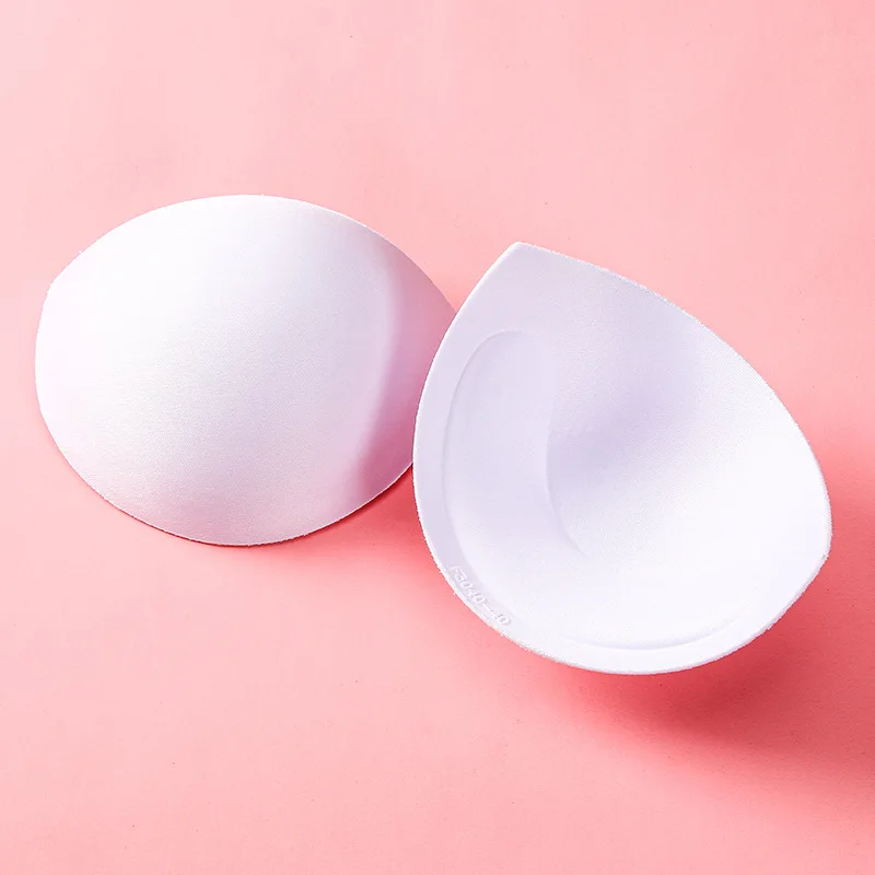 New 13mm White Push-up Semicircle Bra Pad Wedding Dress Swimsuit Bikini DIY  Repair Handmade Bra Accessories Semicircle Cup Pads