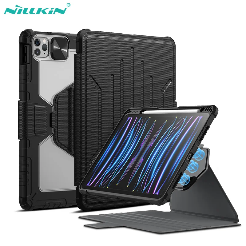 Nillkin-capa de Couro Multifuncional para Ipad Capa Magnética para Ipad Pro 11 Ipad Pro 12 2023 2023 Ipad Pro 11 Ipad Pro 11