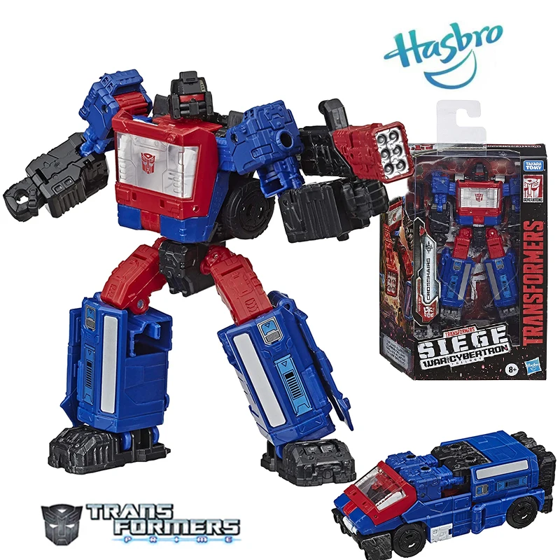 Hasbrotransformers Toys Generations War For Cybertron Deluxe Wfc-S49 Crosshairs Action Figure Model Toys Collezione Regalo