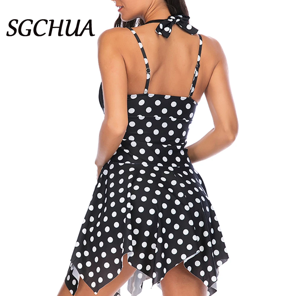  ÷  6XL Swimdress ī Ʈ Two Piece  Skrit   Ȧͳ Bow-Knot Beachwear 