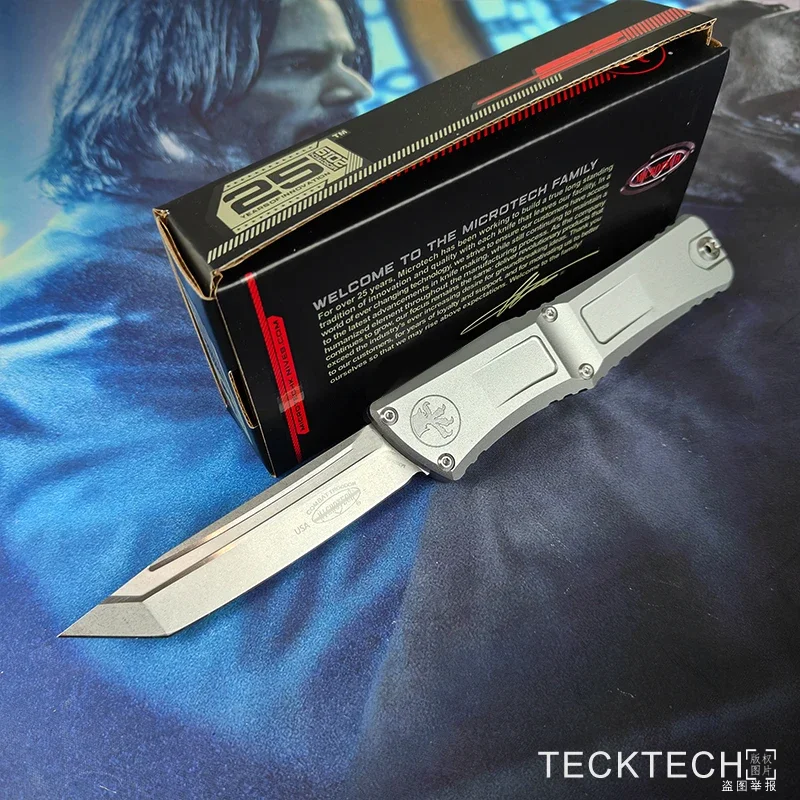 GEN 3 COMBAT TROODON 3 Knife TANTO Blade MICRO TECK TECH M390 CNC Aluminum EDC Self Defense Tactical Pocket Knife TECKTECH 3