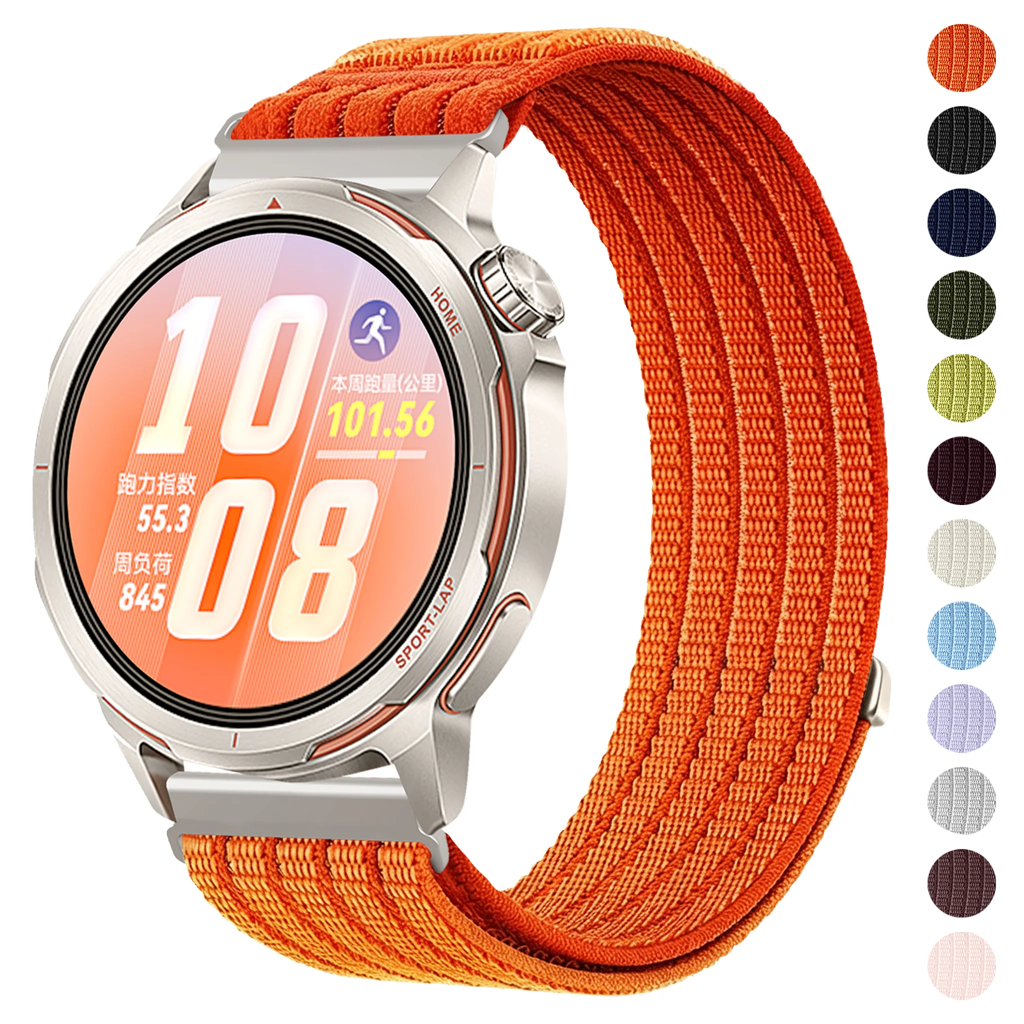 Nylon Sport Band Soft Wristband - Adjustable Strap for Smartwatches (18/20/22mm)