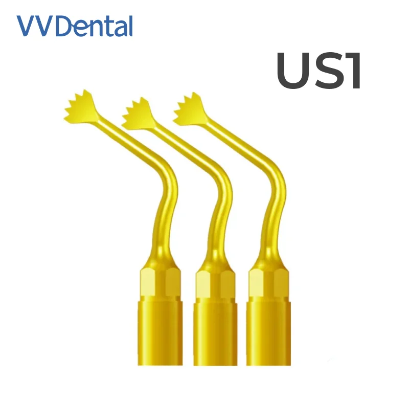 

VV Dental 1/3lot US1 Bone Surgery Cutting Tip for MECTRON WOODPECKER NSK Scaler Handpiece Dentist Ultrasonic Dental Equipments