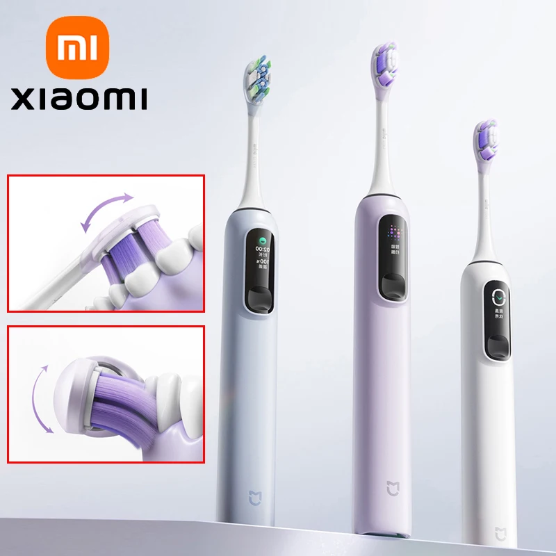XIAOMI MIJIA electric toothbrush Pro 4 modes long battery life IPX8 waterproof LED screen travel lock