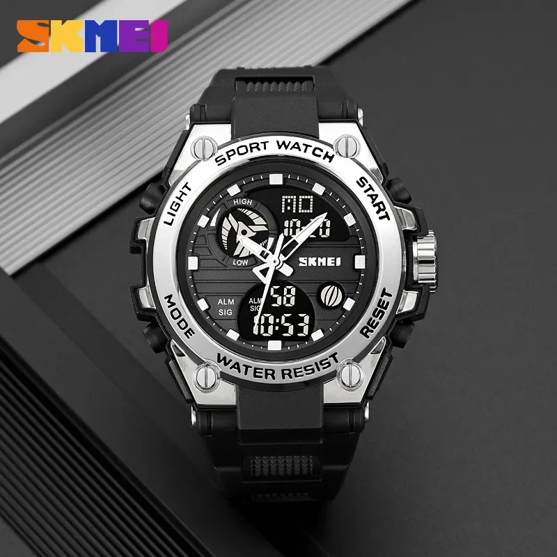 SKMEI 2360 Leisure Original Digital Mens Wristwatches LED Waterproof Sport Watch for Men Display Reloj Masculino Stopwatch Clock