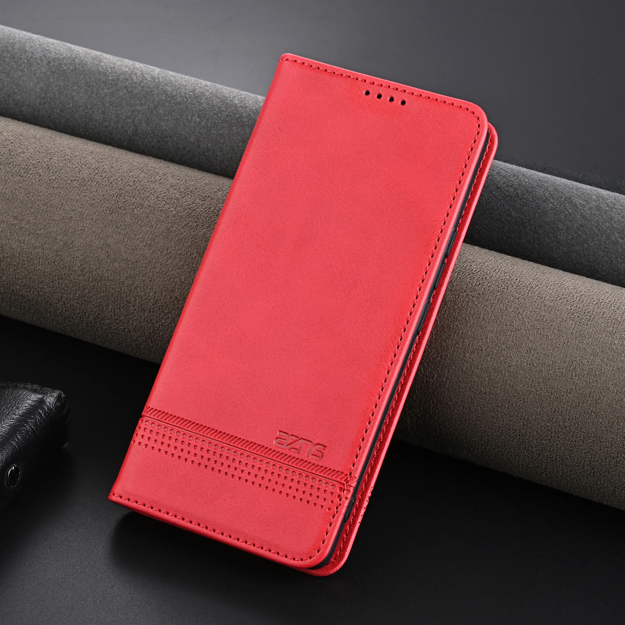 Luxury PU Leather Wallet Phone Case with Card Slot Holder Cover