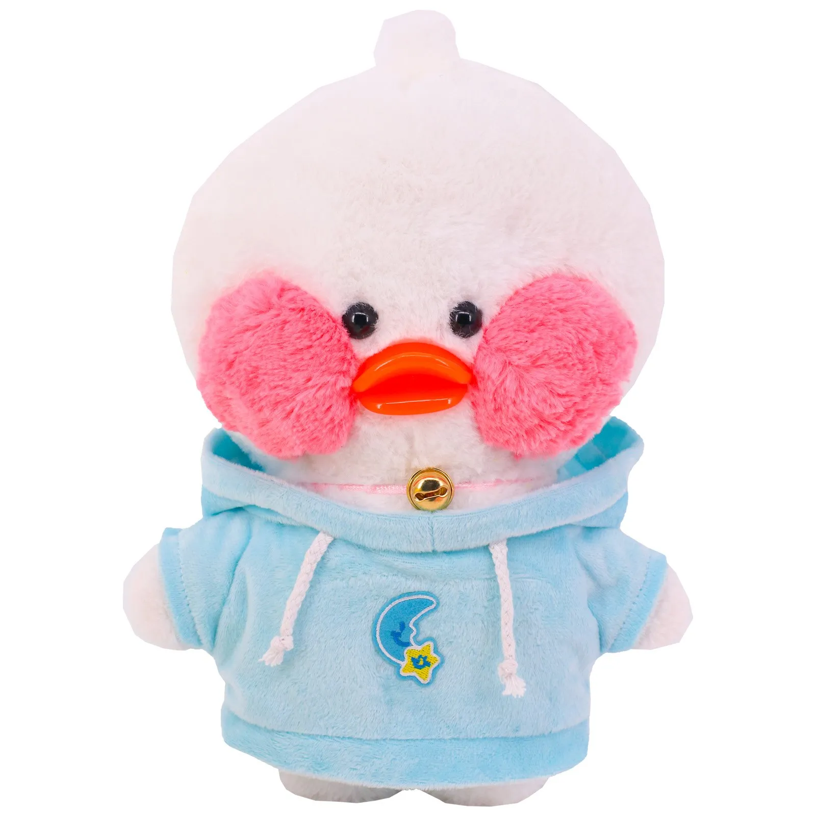 Cute Lalafanfan 30cm Yellow Duck Outfit Plush Toy - Free Shipping Children's Cartoon Gift
