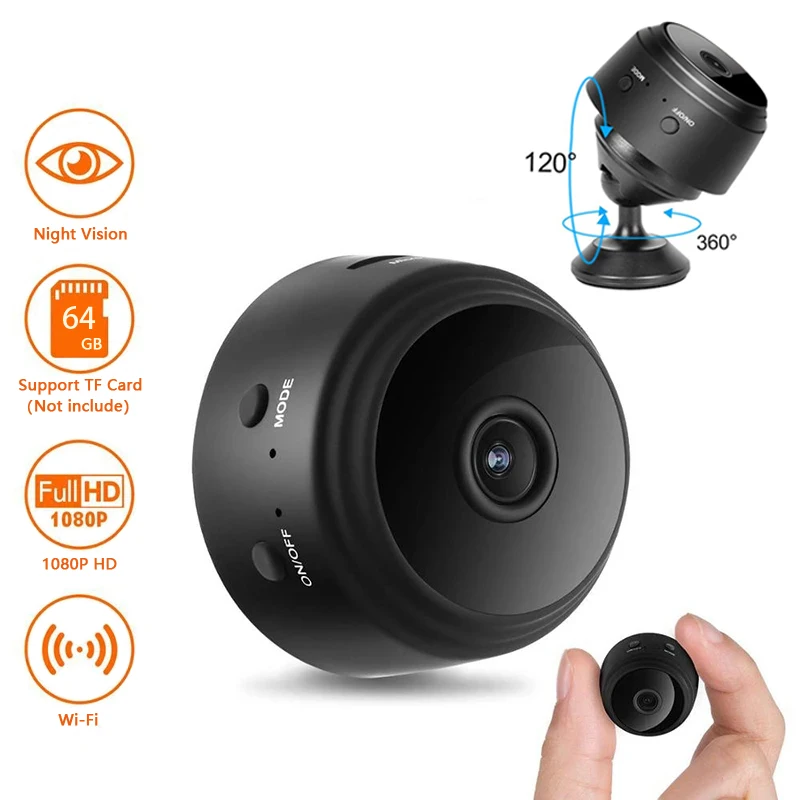 Caméra IP Wifi HD, Surveillance, Caméra pour Bébé, Espion, Réseau