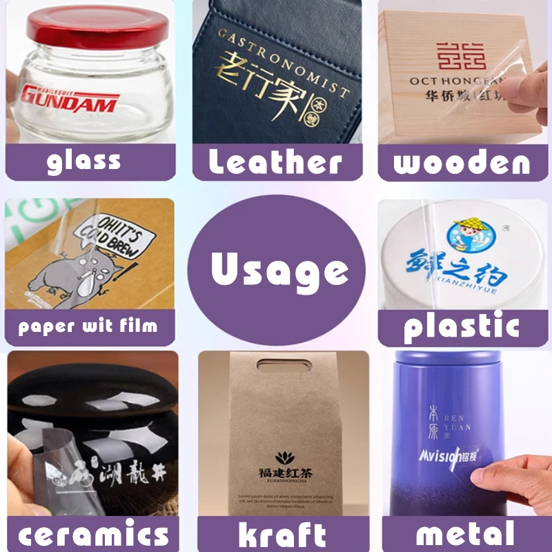 Custom Gold UV Transfer Stickers – Personalized Glossy Logo Labels for Cups, Tubes, Bag... - SKU SSL900285 - UGI Packaging