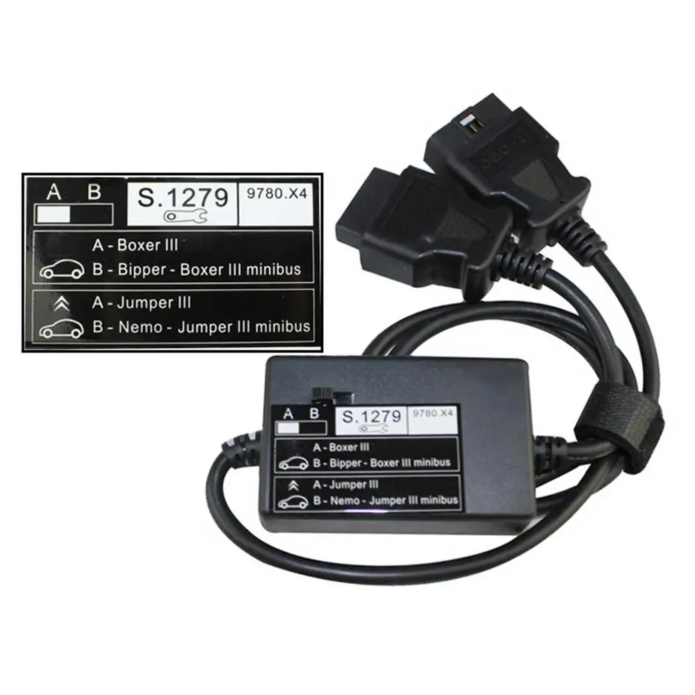 Connecteur de Diagnostic S.1279 Lexia PP2000 S1279 pour voitures neuves Jumper III Professional Lexia3 pour Peugeot et Citroën