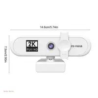 4K HD Webcam Autofocus Conference PC Live Broadcast Webcam USB Webcam Office Meeting House With Microphone 1080P HD Webcam - Image 6
