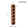Wooden Egg Storage Box Eggs Tray Home Storage Rack Egg Holder Double Row Egg Organizer Rack for Kitchen Refrigerator Tabletop 3