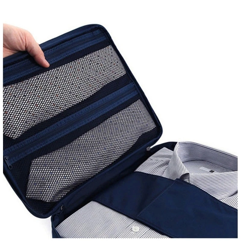 Men's Nylon Luggage Travel Bags For Shirt Lightweight Packing Organizer Garment Packing Cubes Luggage Suitcase Male Bag - 6