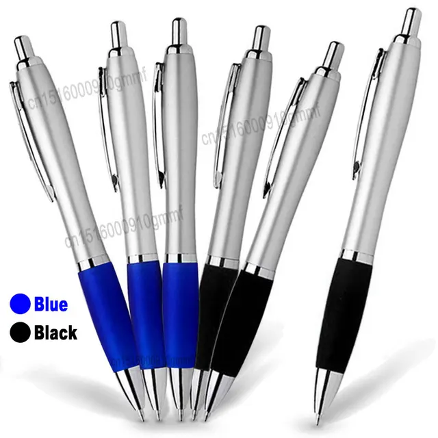 2/4/8/10/20/30Pcs Set Retractable Ballpoint Pen 1.0mm Tip Blue Black Ink For Office School Writing Business Signature Ball Pen 1