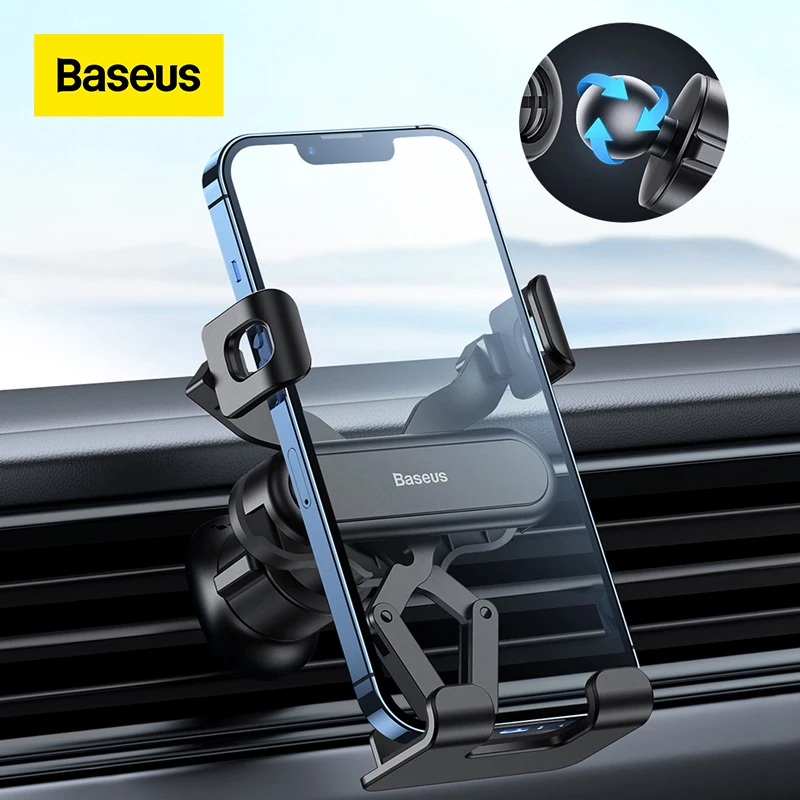 Baseus Car Phone Holder for Car Air Vent Mount Phone Holder Stand for