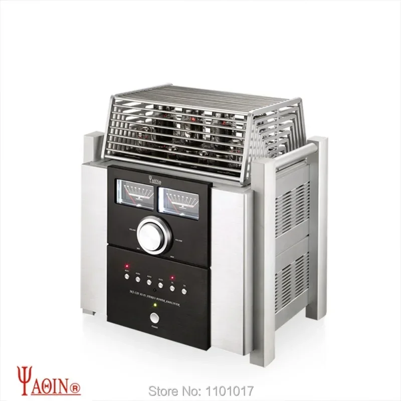 

YAQIN MS-120 KT120 нажимной трубчатый усилитель HIFI EXQUIS TUNG-SOL KT120 ламповый усилитель с дистанционным управлением