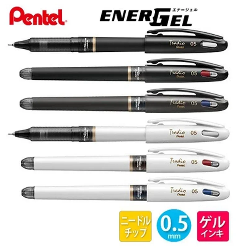 

1 шт. Pentel нейтральная трубка для карандаша BLN115W черная синяя 0,5 мм для студентов осмотр бизнеса