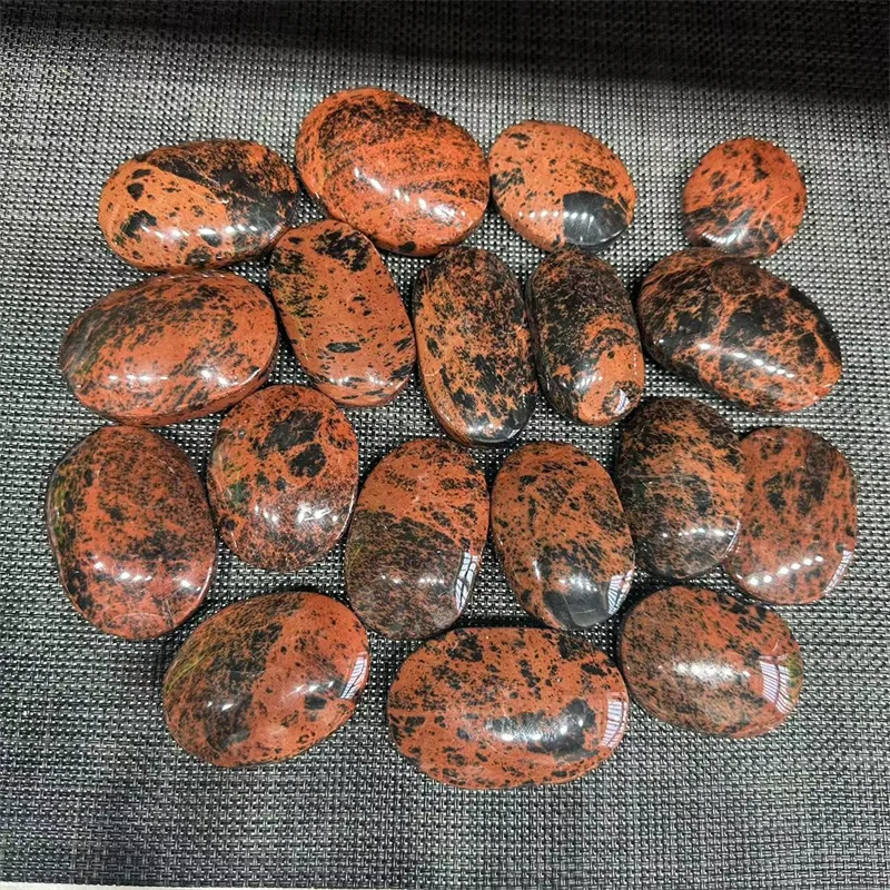 

Натуральный драгоценный камень, полированный кварцевый кристалл, красный обсидиан, пальмовый камень, восстанавливающий камень для рукоделия, украшение рейки, драгоценный камень