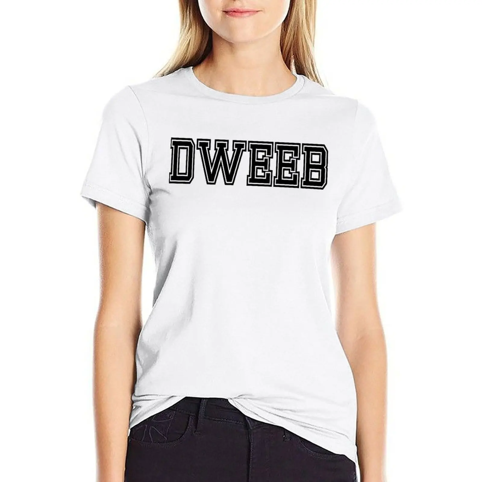 

DWEEB T-shirt summer top animal print shirt for girls Woman clothing